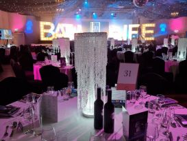 LED table centrepieces bath life awards