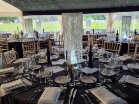 Rugby School table centrepieces1