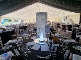 Rugby School table centrepieces3