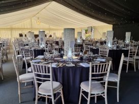 Rugby School table centrepieces4