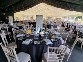 Rugby School table centrepieces9