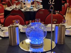 bubble balls lit centrepieces birmingham