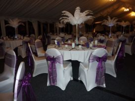cadbury purple wedding