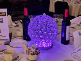 crystal globe table centres london3