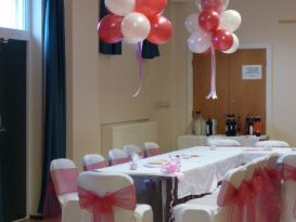 magenta clouds chair covers