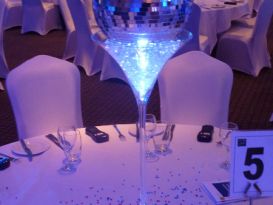 mirrorball centrepiece