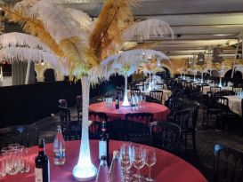 ostrich feather tablecentres billingsgate5