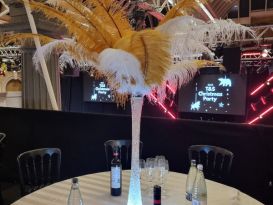 ostrich feather tablecentres billingsgate8