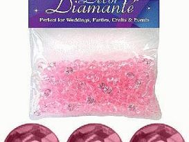 pearl pink diamante